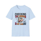 Checking the mirror is my Cardio T-Shirt