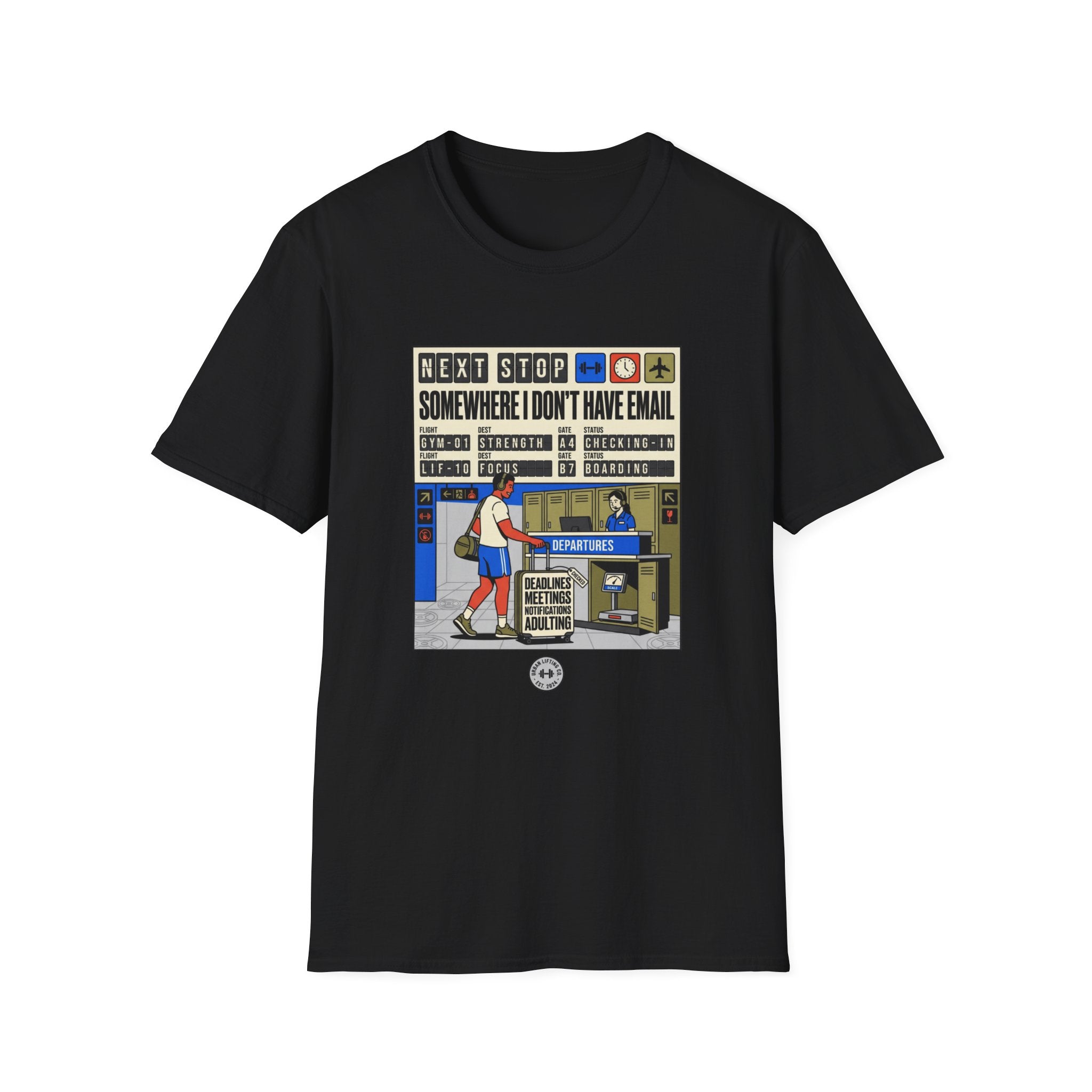 Next stop, somewhere I don't have email T-Shirt