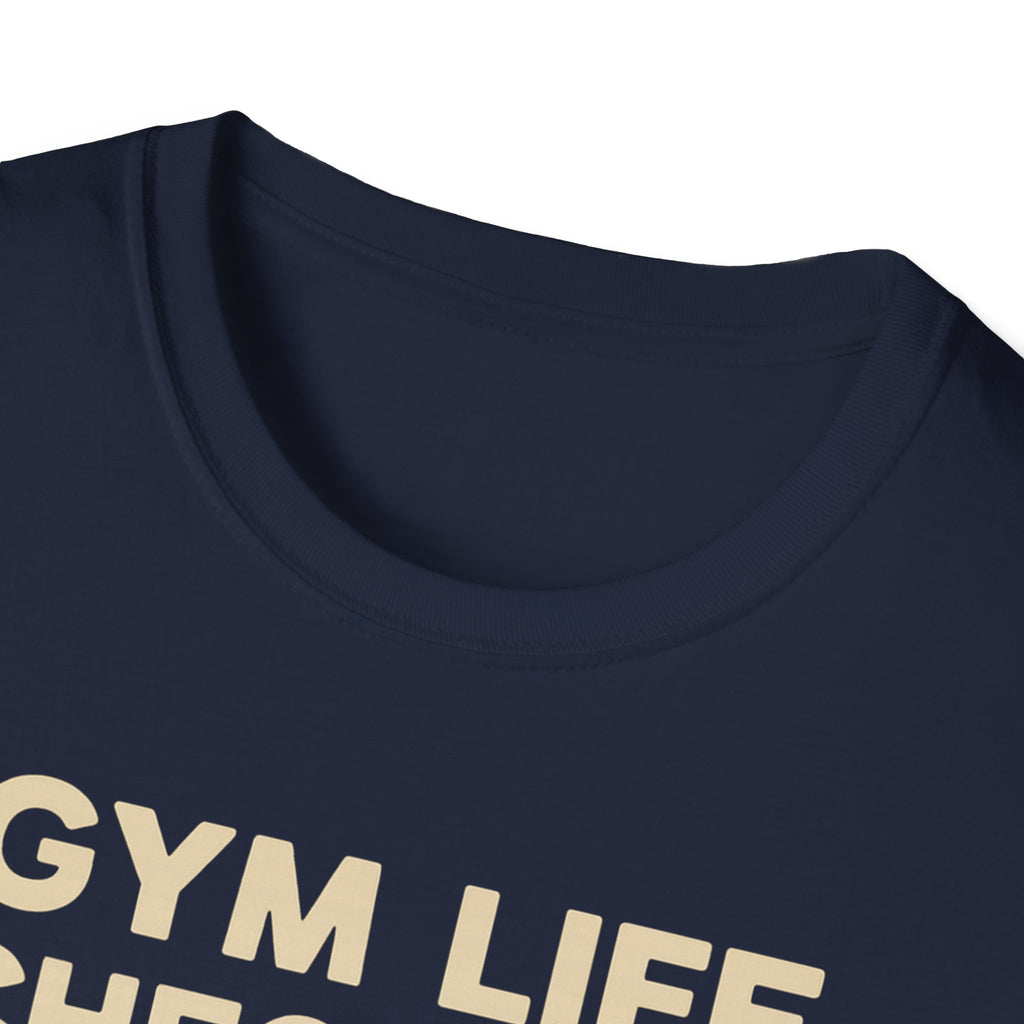 Gym Life Checklist – Satirical Edition T-Shirt