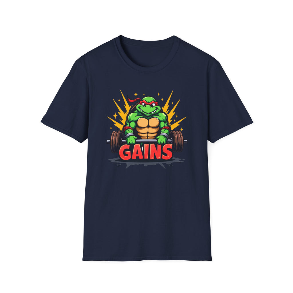 Hard-Shelled Gains – Turtle Power Edition T-Shirt