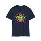 Hard-Shelled Gains – Turtle Power Edition T-Shirt