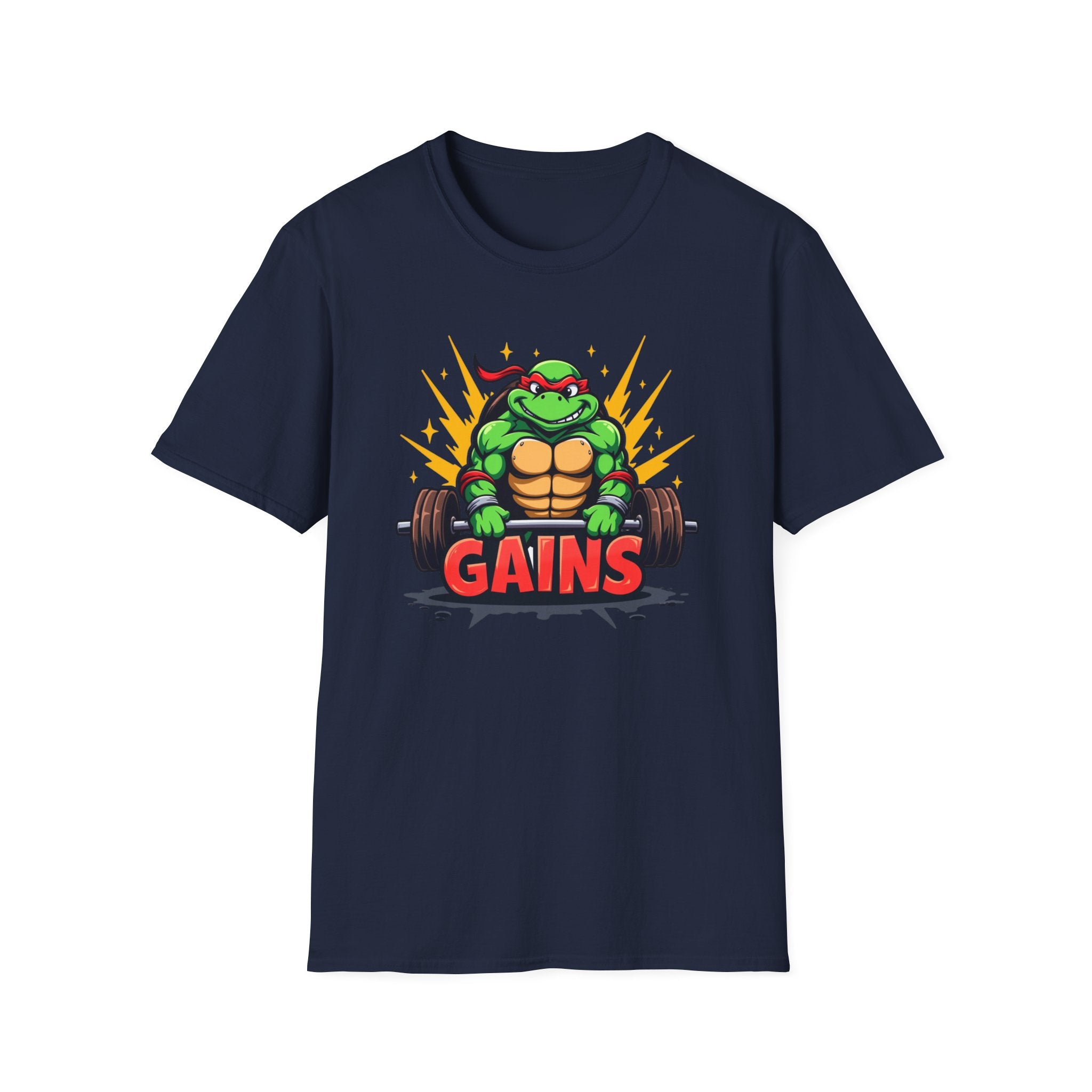 Hard-Shelled Gains – Turtle Power Edition T-Shirt