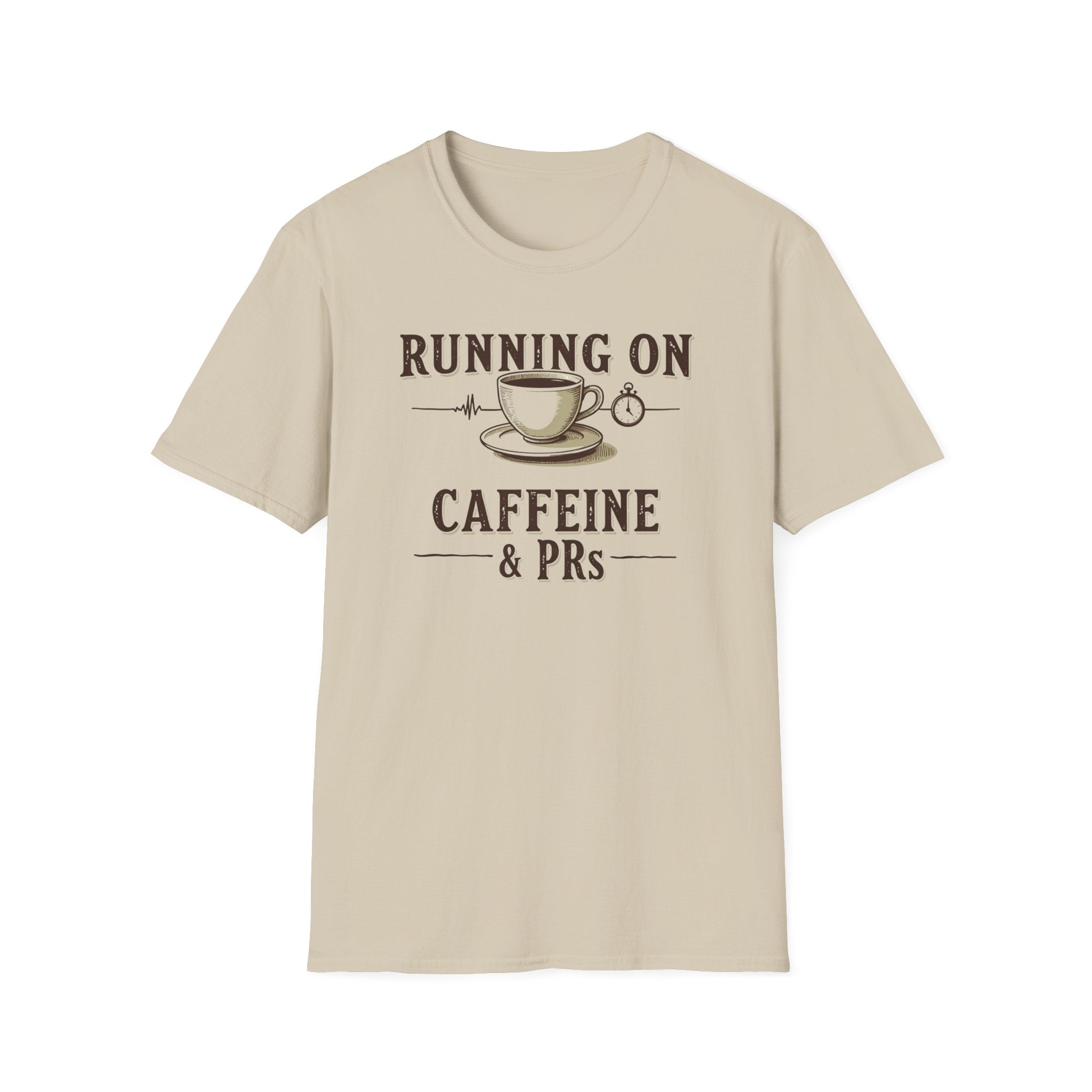 Running on Caffeine & PRs – Vintage Brew Strength T-Shirt