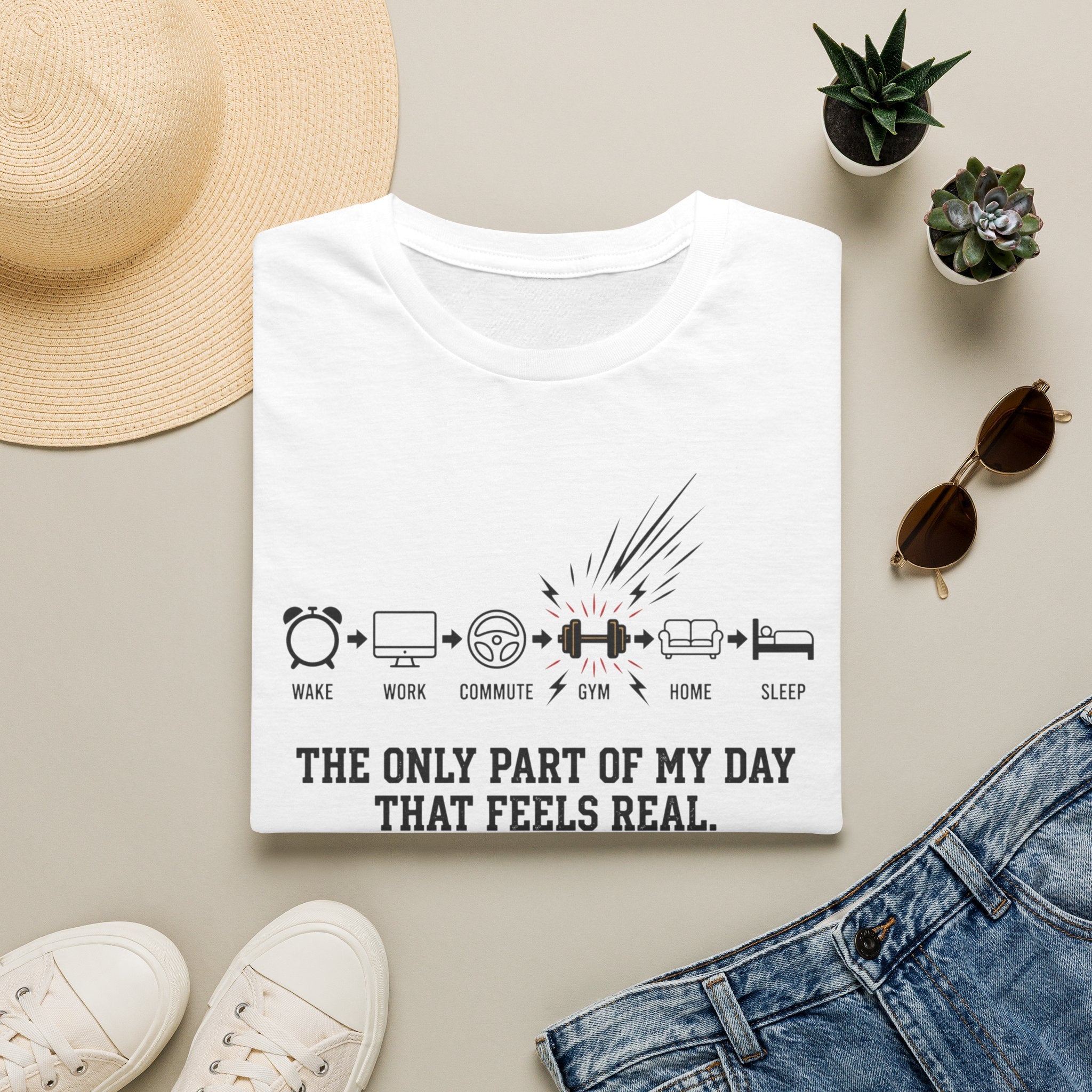 Part of day feeling real T-Shirt