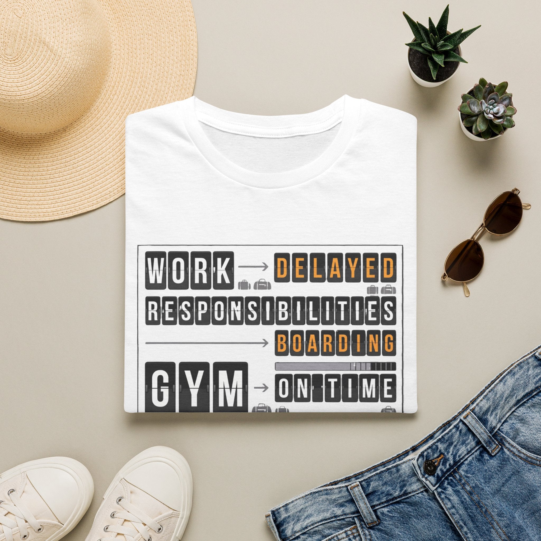 Waiting for gym - Week Schedule T-Shirt