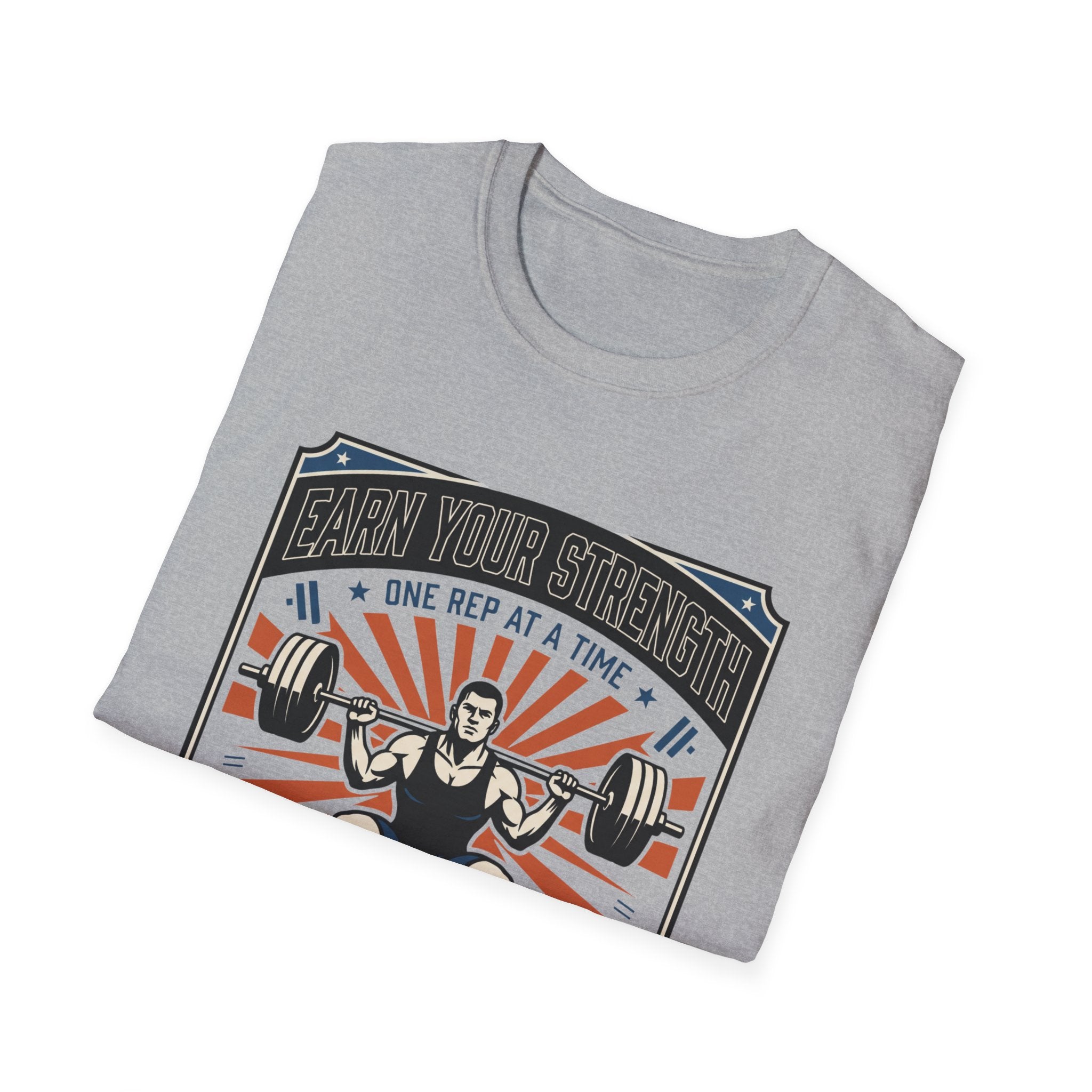 Earn your strength, one rep at a time T-Shirt