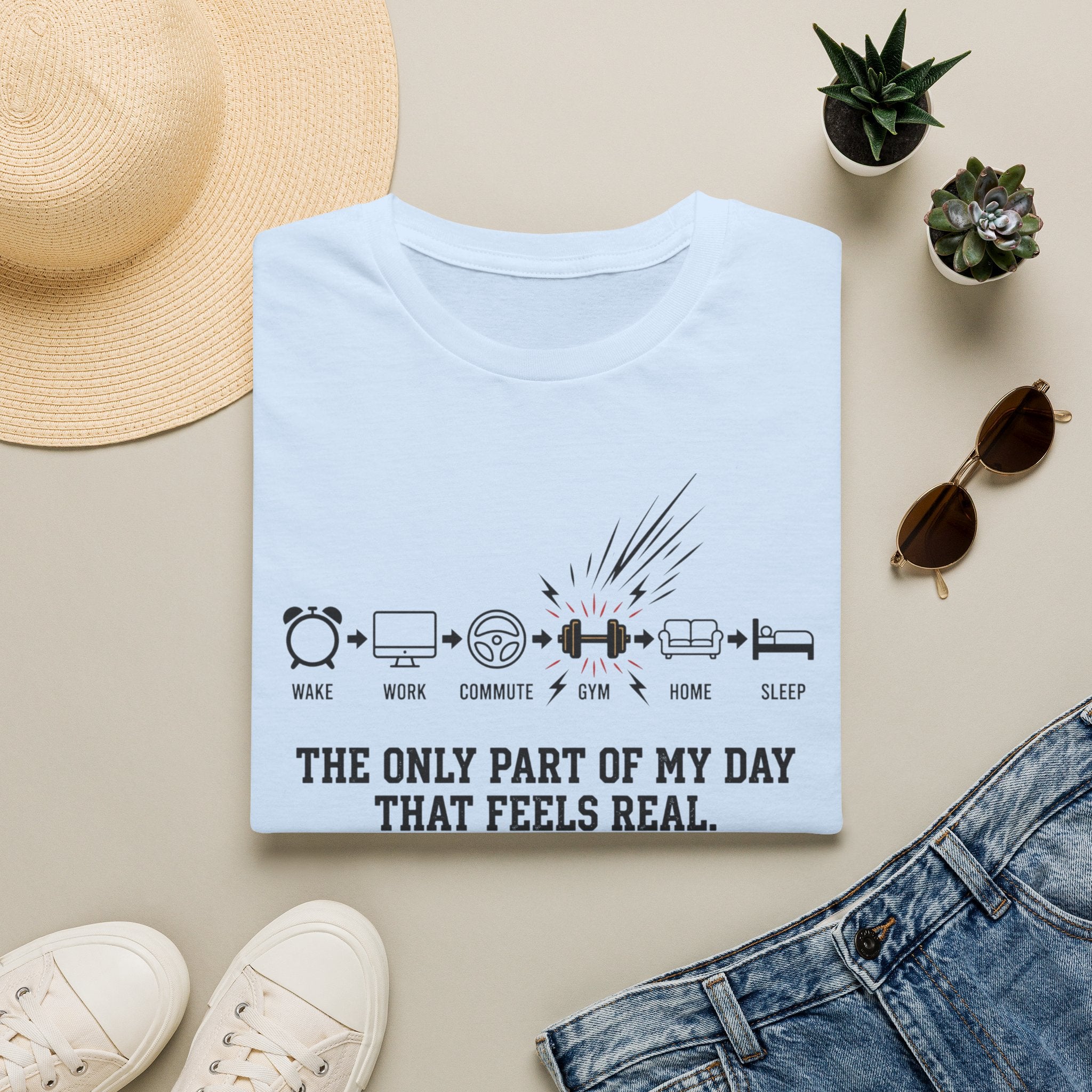 Part of day feeling real T-Shirt