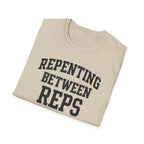 Repenting Between Reps – Bold Faith & Fitness  Tshirt