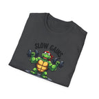 Slow Gains, Big Results – Turtle Power Edition T-Shirt