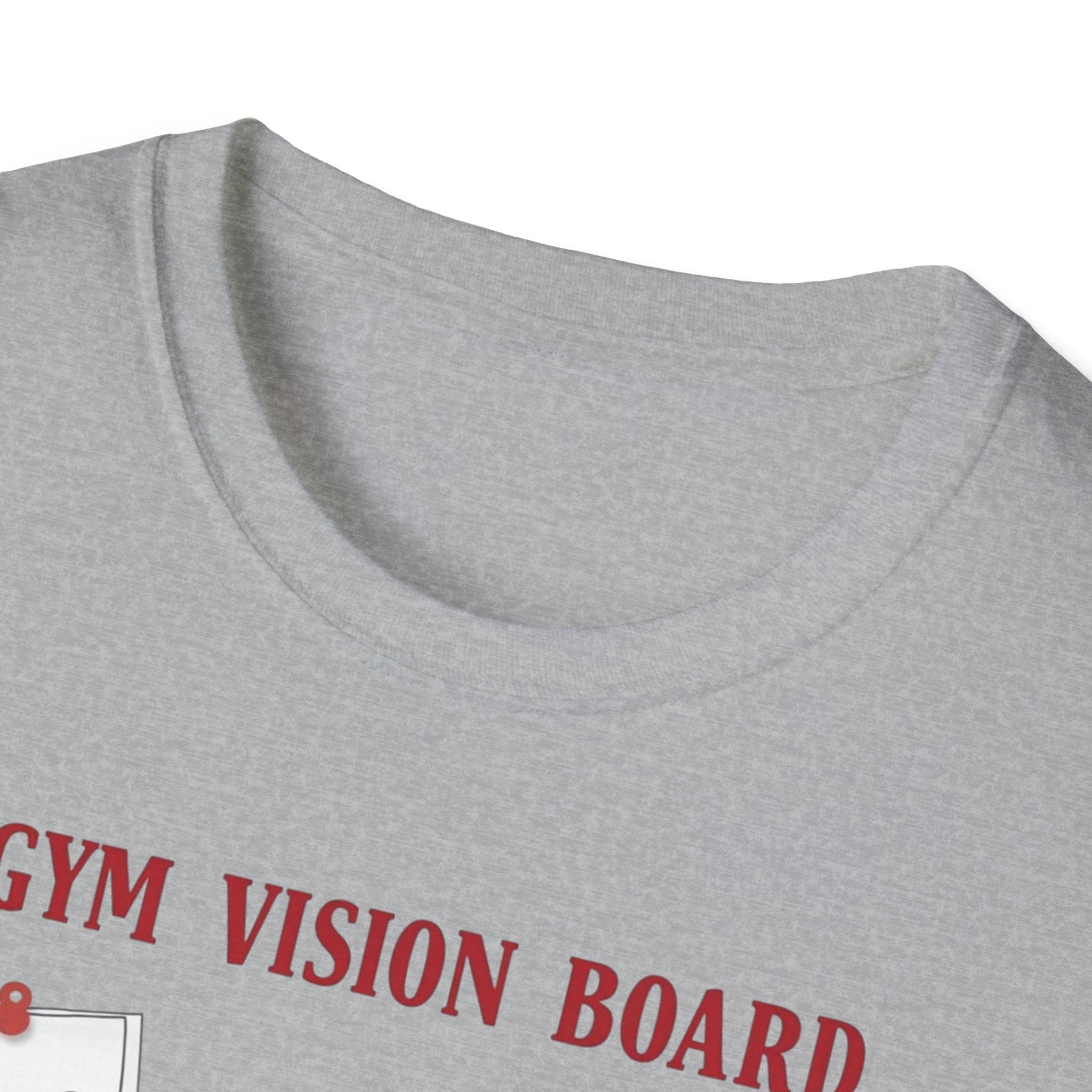 Gym Vision Board – Gains with a Side of Sarcasm T-Shirt