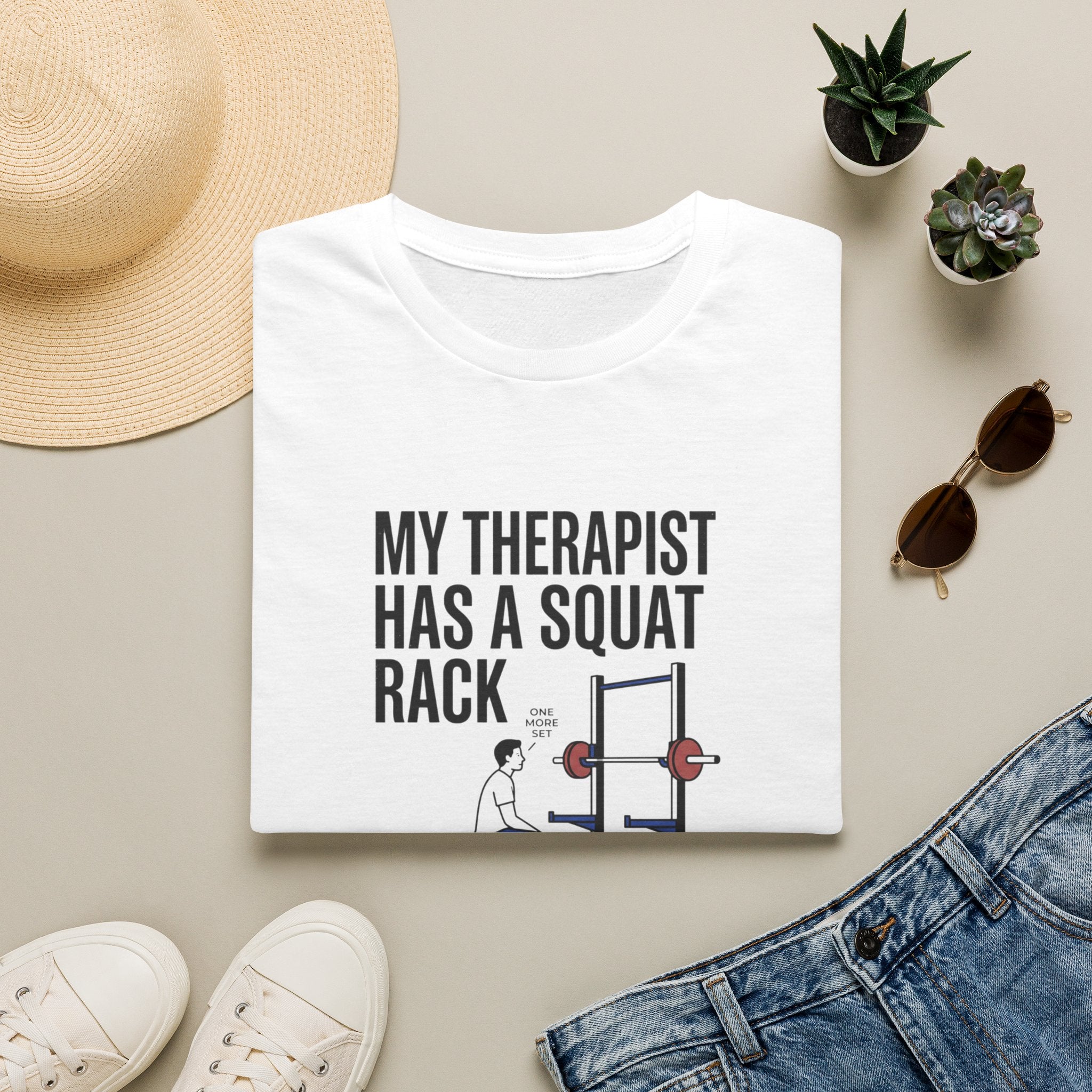My therapist has a squat rack T-Shirt