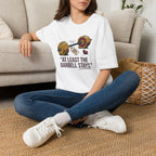 At least the barbell stays T-Shirt