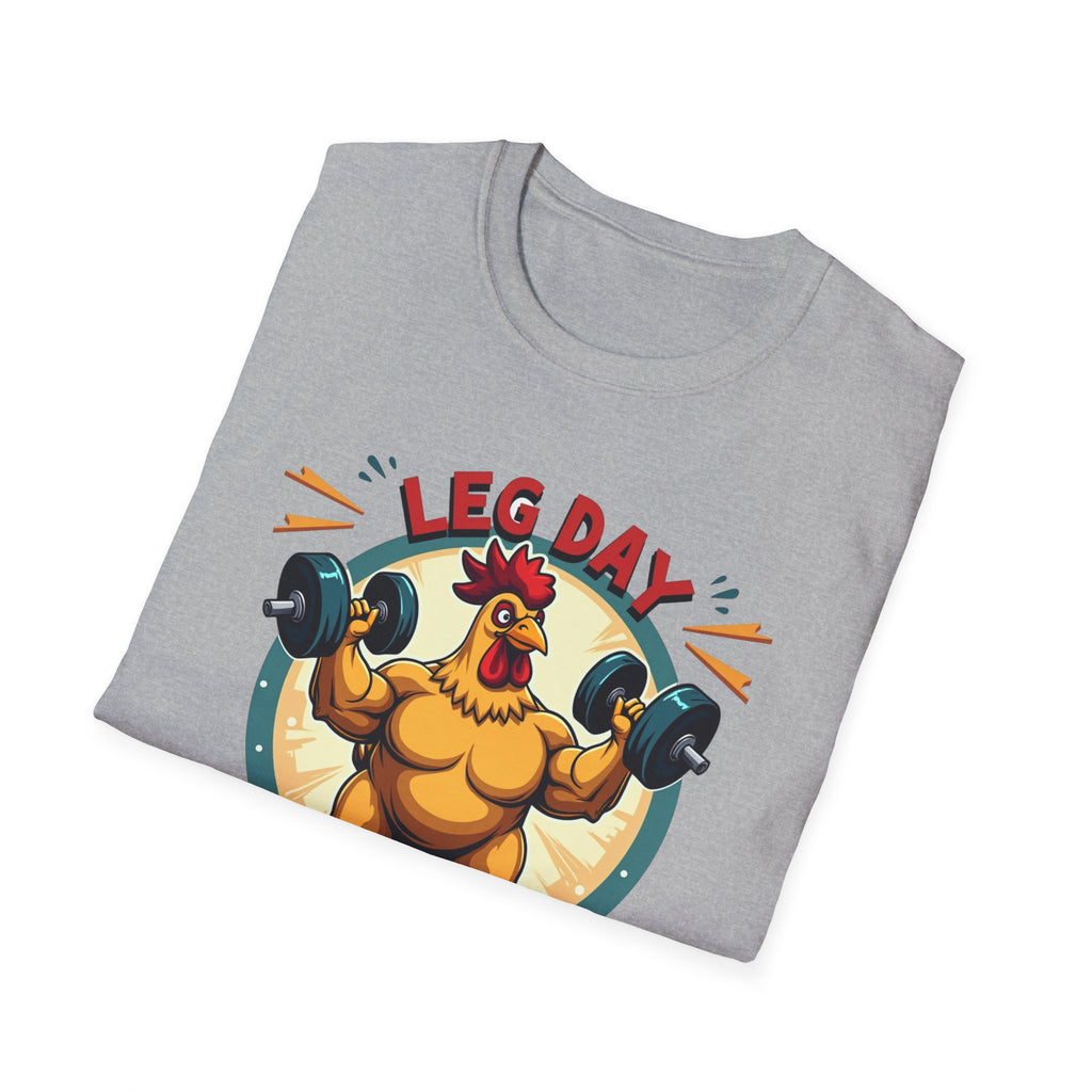 Leg Day Is My Cardio (Muscle Chicken Edition) T-Shirt