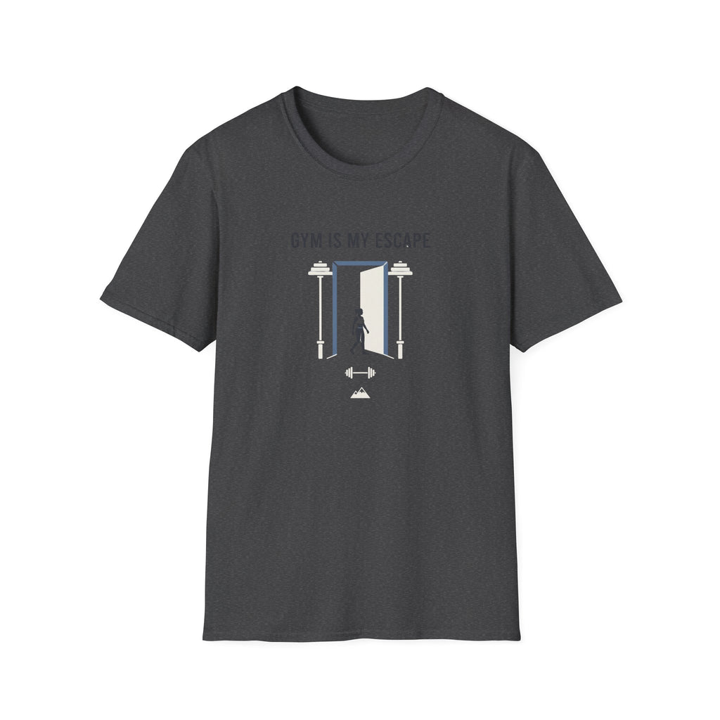 Gym is my escape - Minimalistic T-Shirt