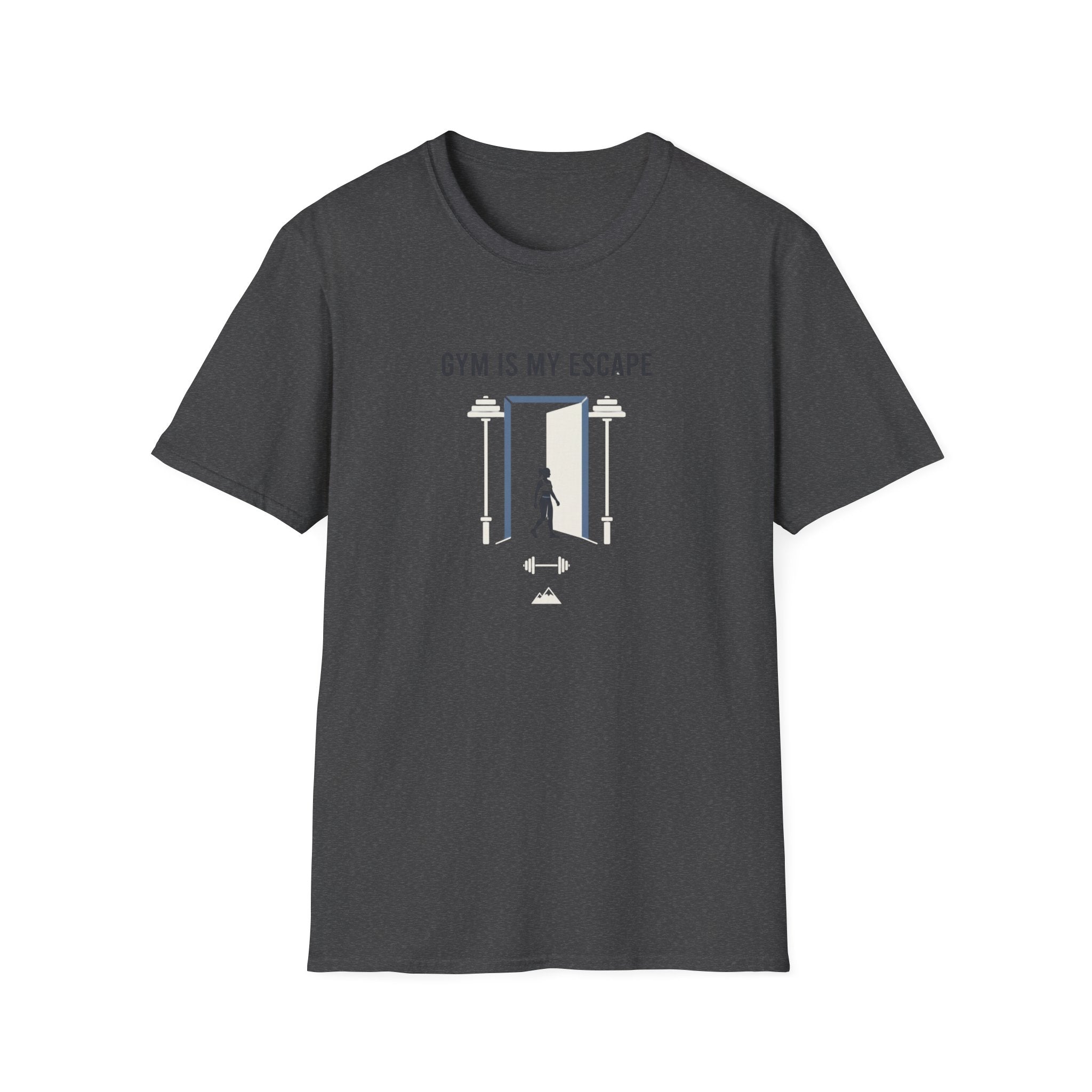 Gym is my escape - Minimalistic T-Shirt