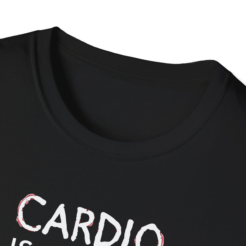 Cardio Is a Scam typo T-Shirt