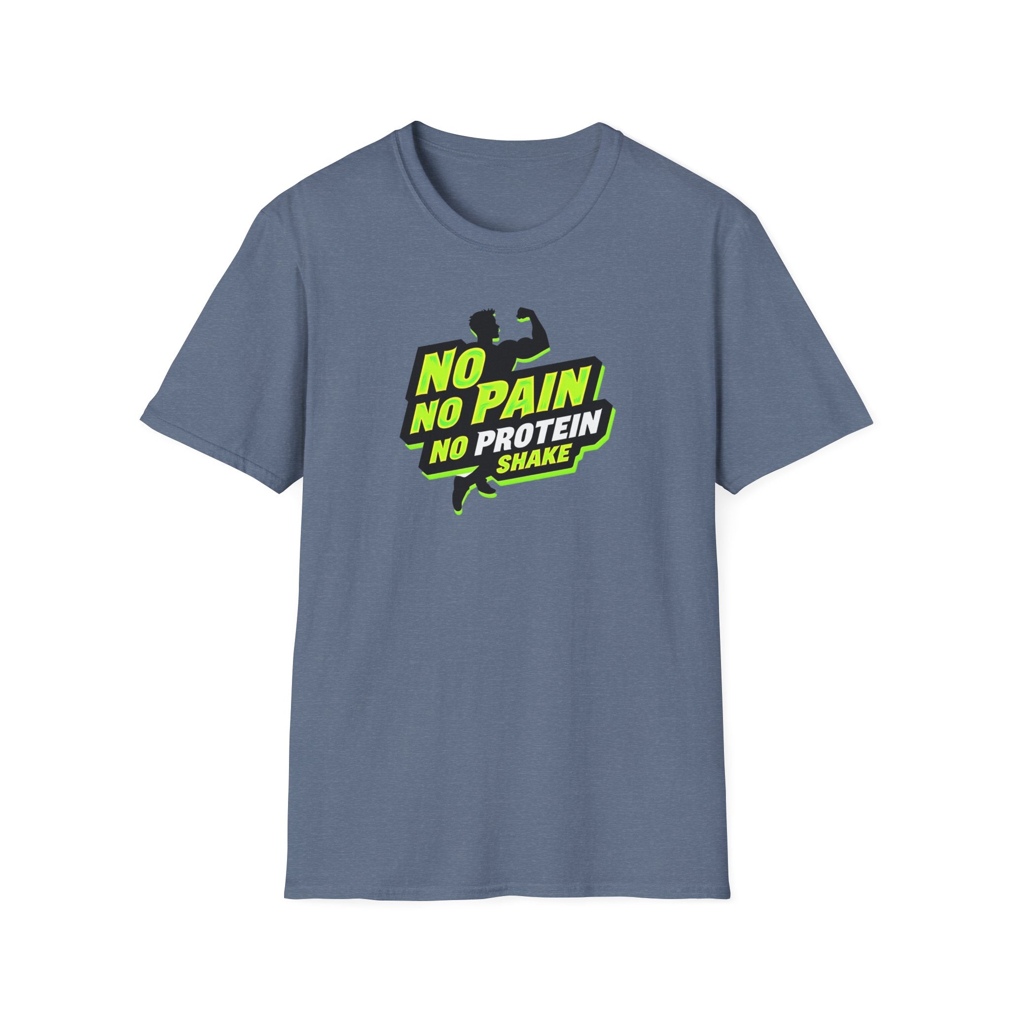 No Pain, No Protein Shake funny T-Shirt