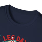 Leg Day Is My Cardio (Muscle Chicken Edition) T-Shirt