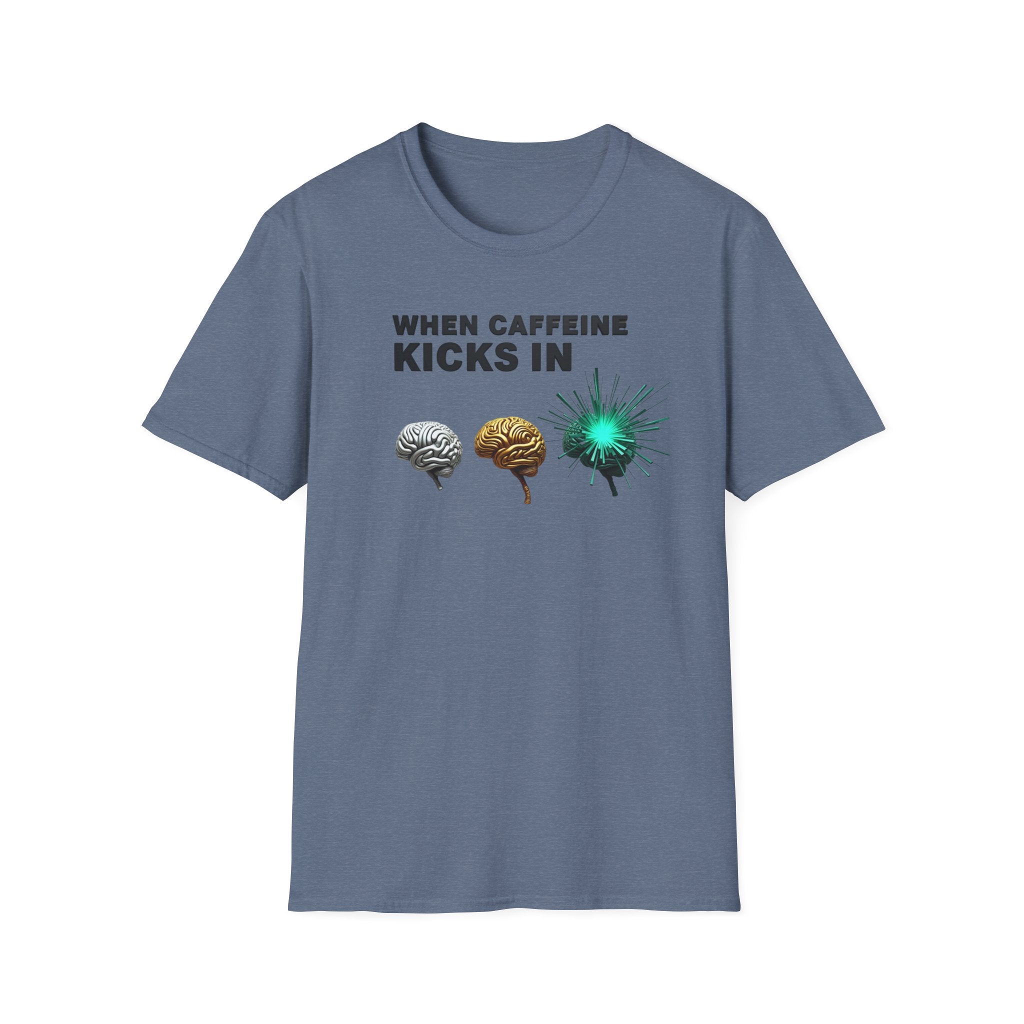 When Caffeine Kicks In – Brain Upgrade Sequence T-Shirt