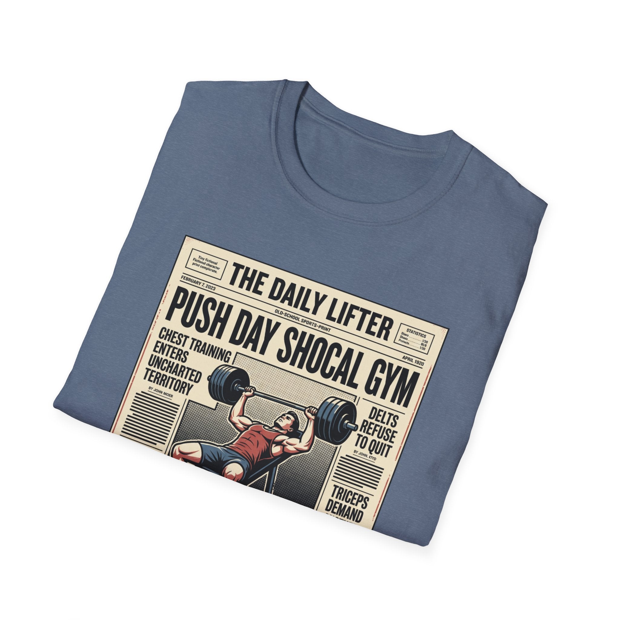 Push day newspaper style T-Shirt