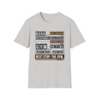 Waiting for gym - Week Schedule T-Shirt