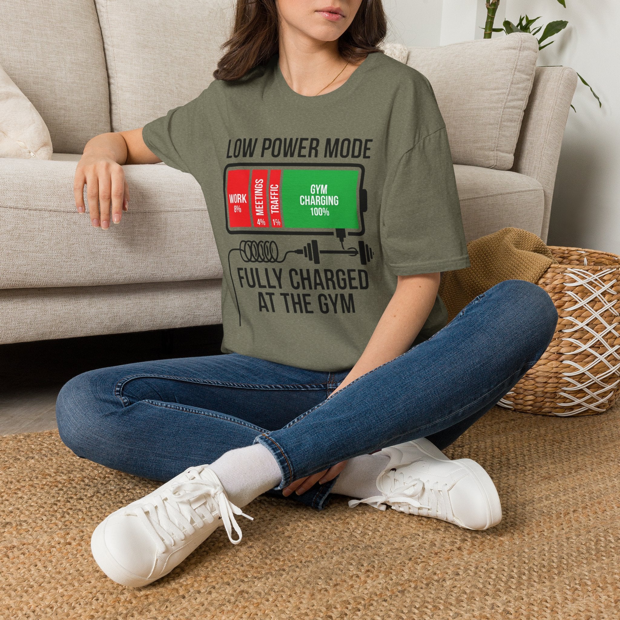 Low power - Fully charged gym T-Shirt