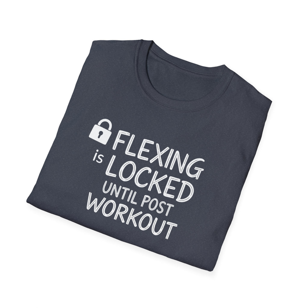 Flexing Locked – Post-Pump Protocol T-Shirt