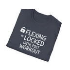Flexing Locked – Post-Pump Protocol T-Shirt