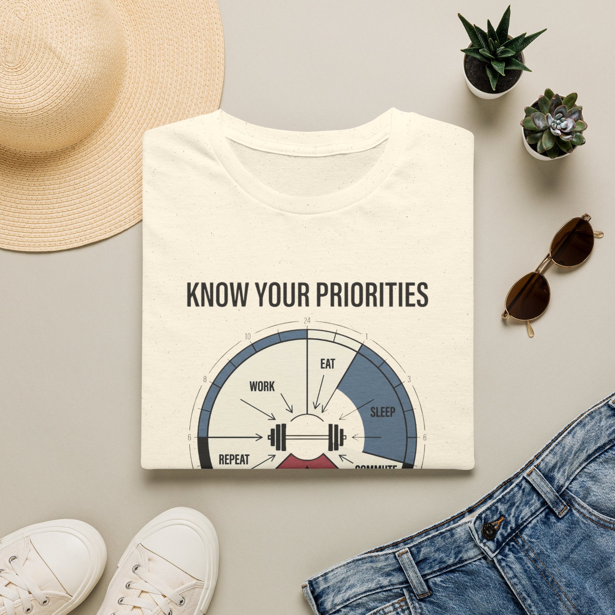 Know your priorities - Every hour supports the prioroty copy T-Shirt