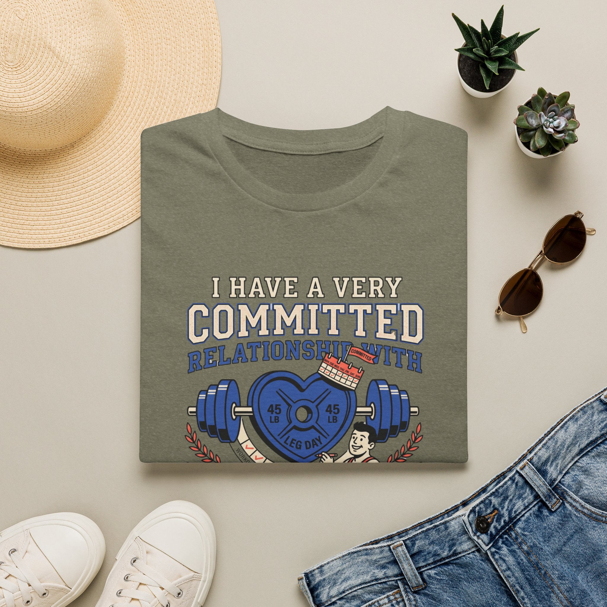 Committed relationship with Leg Day T-Shirt