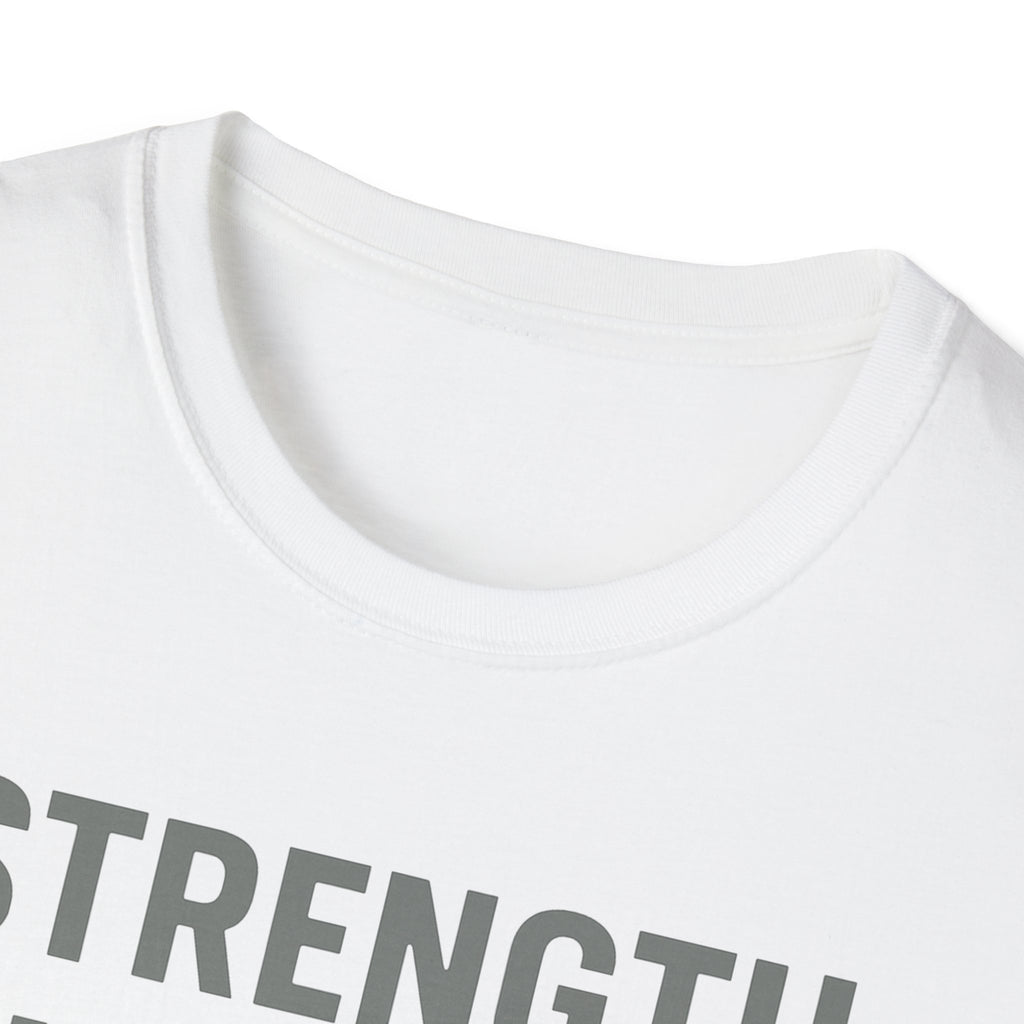 Strength Through Scripture – Bold Faith & Fitness Statement Tshirt