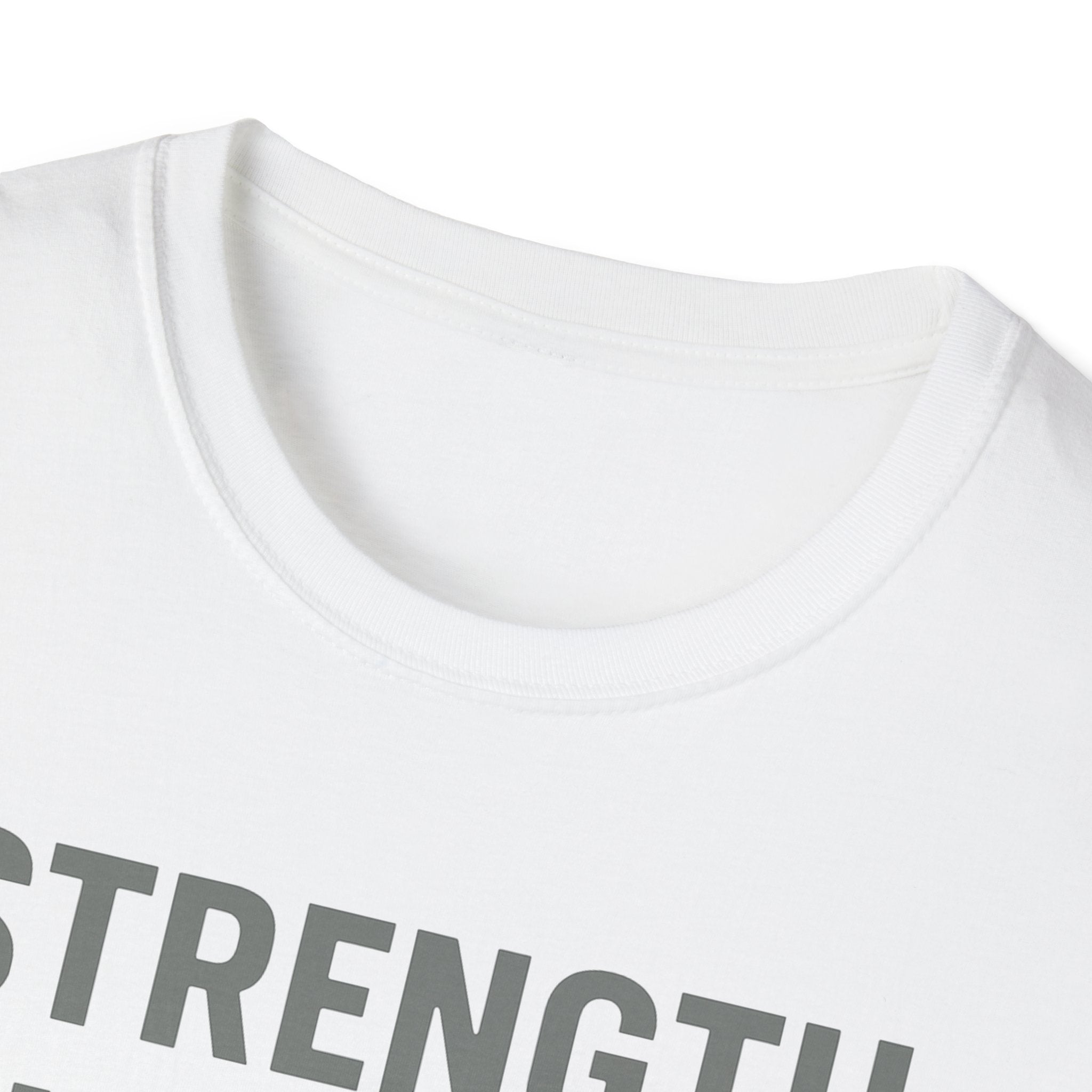 Strength Through Scripture – Bold Faith & Fitness Statement Tshirt
