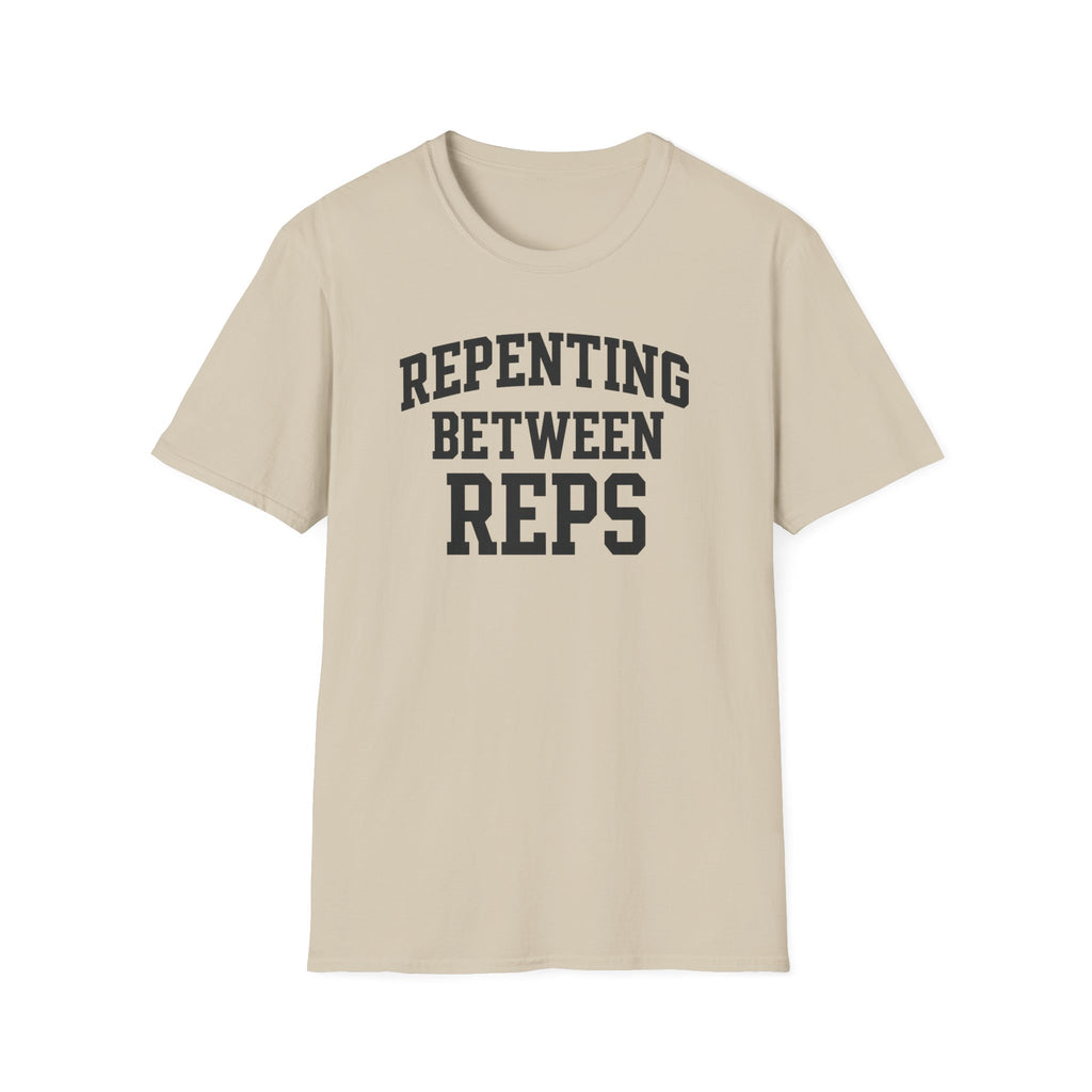 Repenting Between Reps – Bold Faith & Fitness  Tshirt