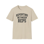 Repenting Between Reps – Bold Faith & Fitness  Tshirt