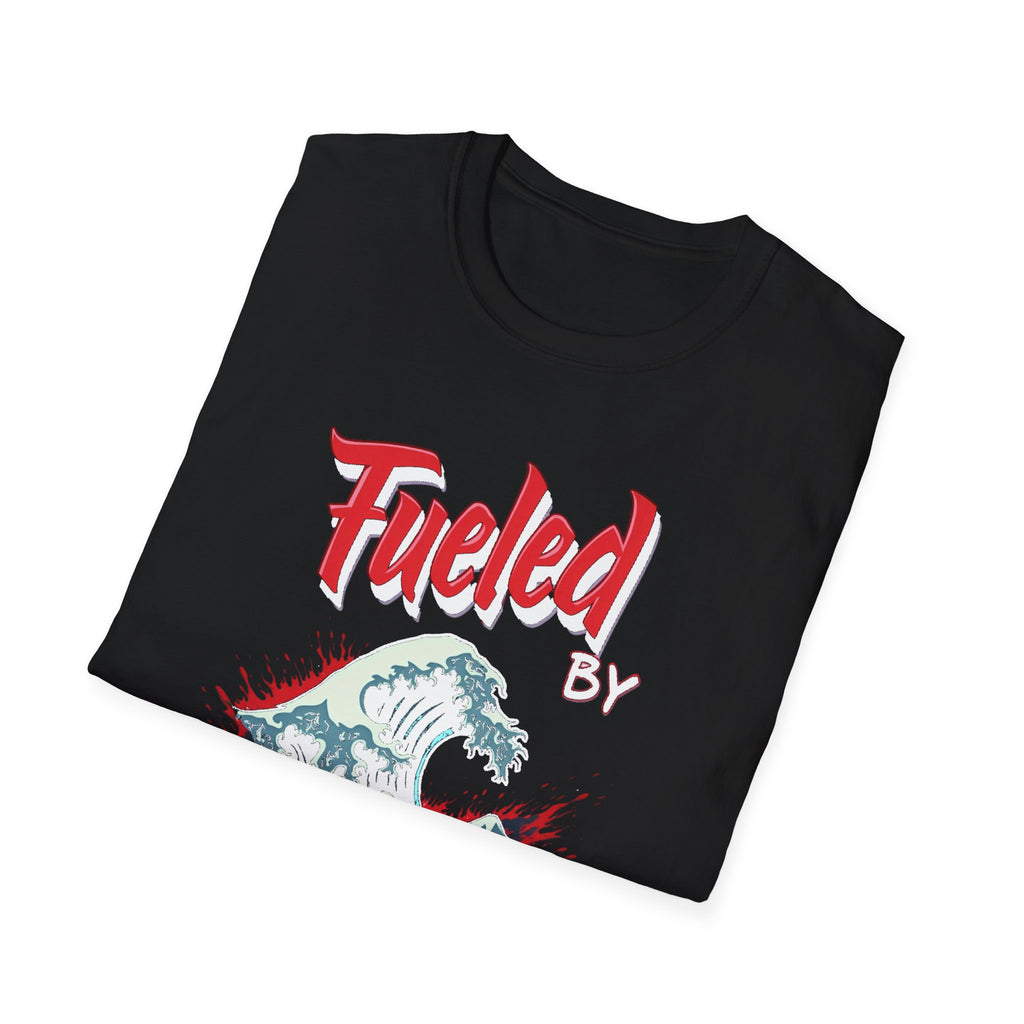 Fueled by Creatine and Chaos – Energy Wave Edition T-Shirt