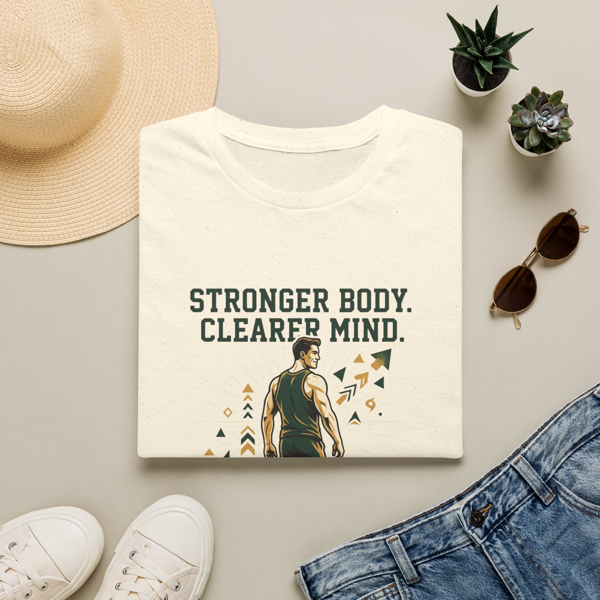 Stronger body. Clearer mind T-Shirt