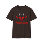 Flexecutioner – Muscular Axe Warrior Emblem T-Shirt