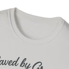 Saved by Grace, Built by Iron – Faith Meets Strength Tshirt