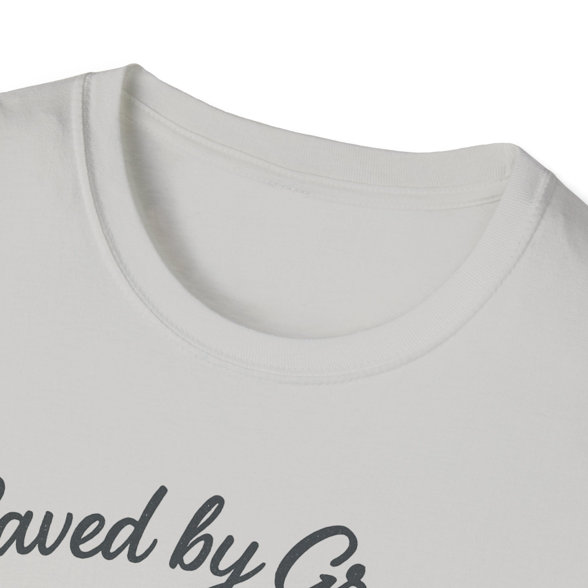 Saved by Grace, Built by Iron – Faith Meets Strength Tshirt