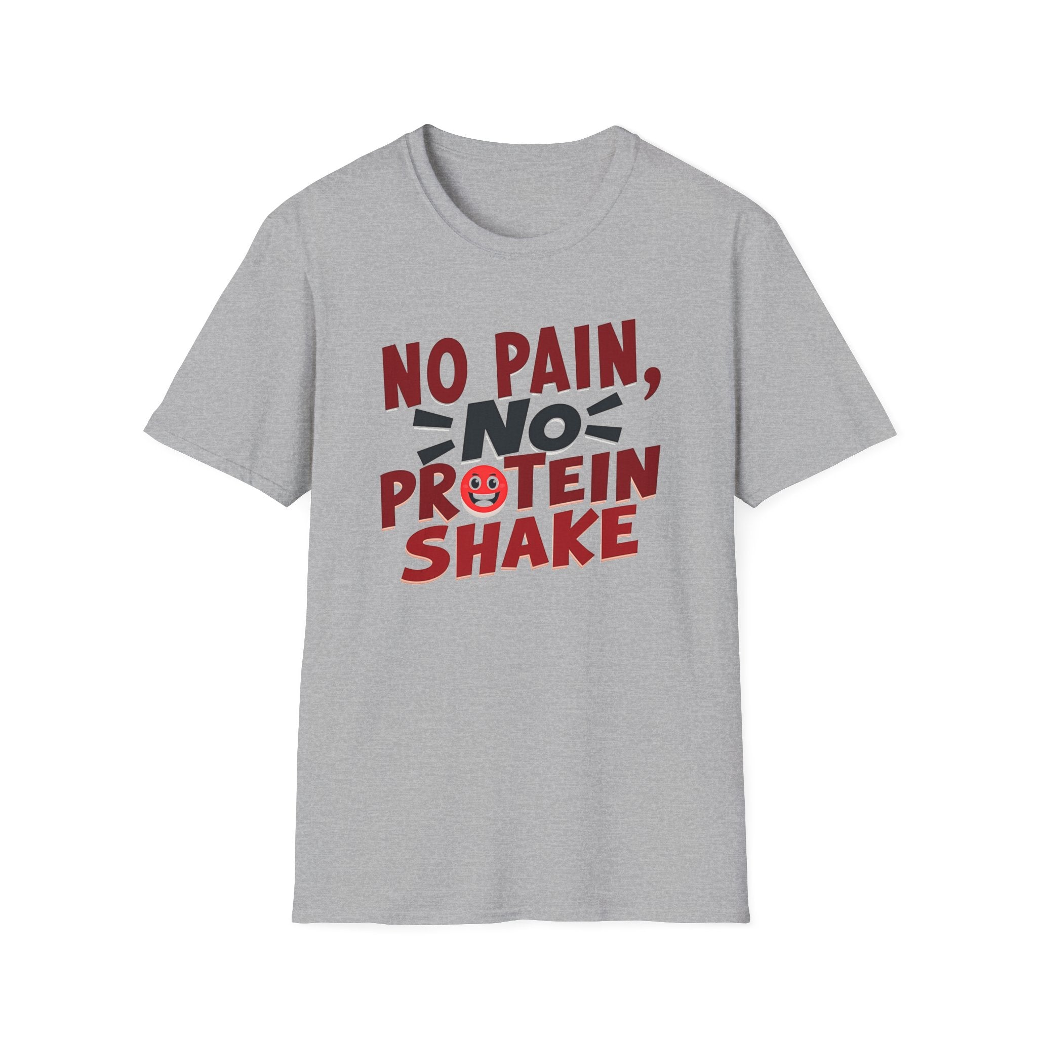 No Pain, No Protein Shake (Emoji Edition) T-Shirt