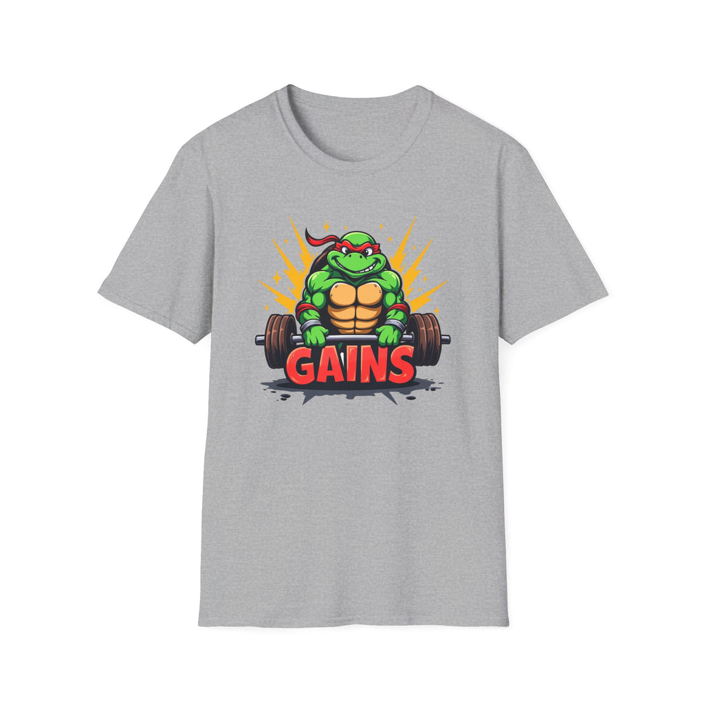 Hard-Shelled Gains – Turtle Power Edition T-Shirt