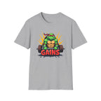 Hard-Shelled Gains – Turtle Power Edition T-Shirt