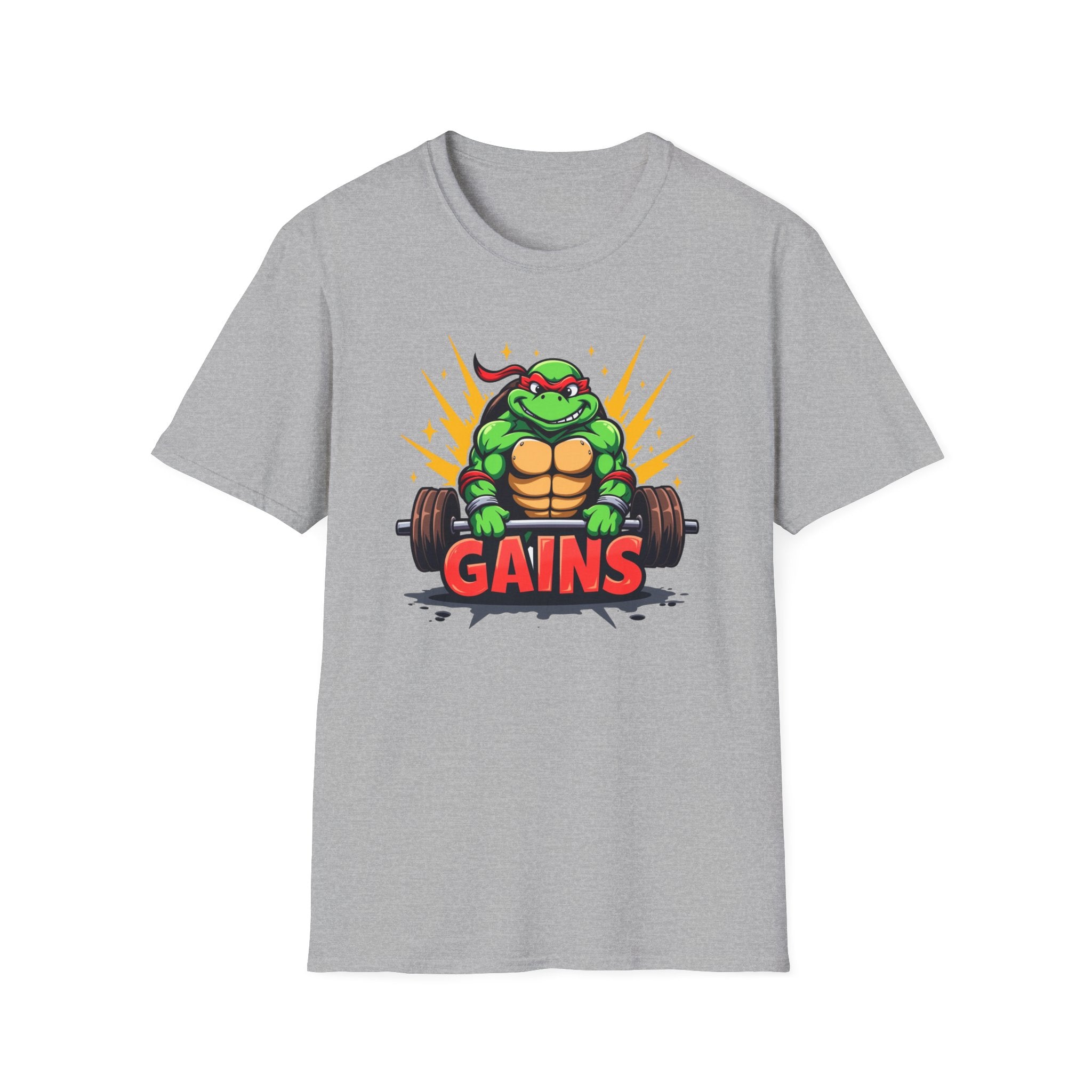 Hard-Shelled Gains – Turtle Power Edition T-Shirt