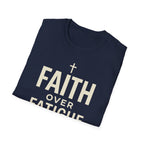 Faith Over Fatigue – Cross & Endurance Bold Tshirt