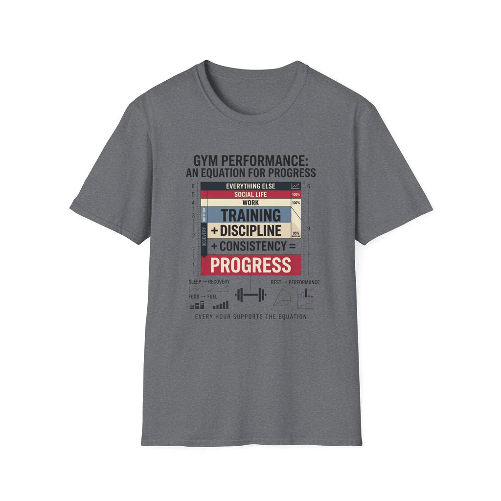 Gym Performance - An equation for progress T-Shirt