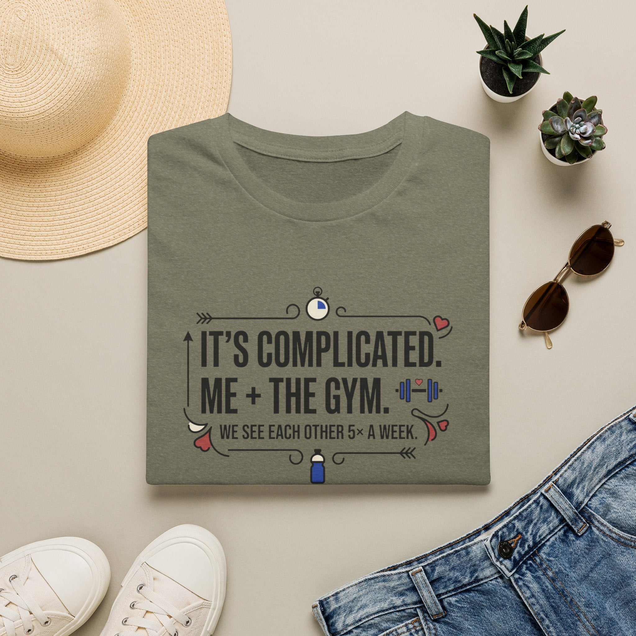 It's complicated. Me + The Gym T-Shirt