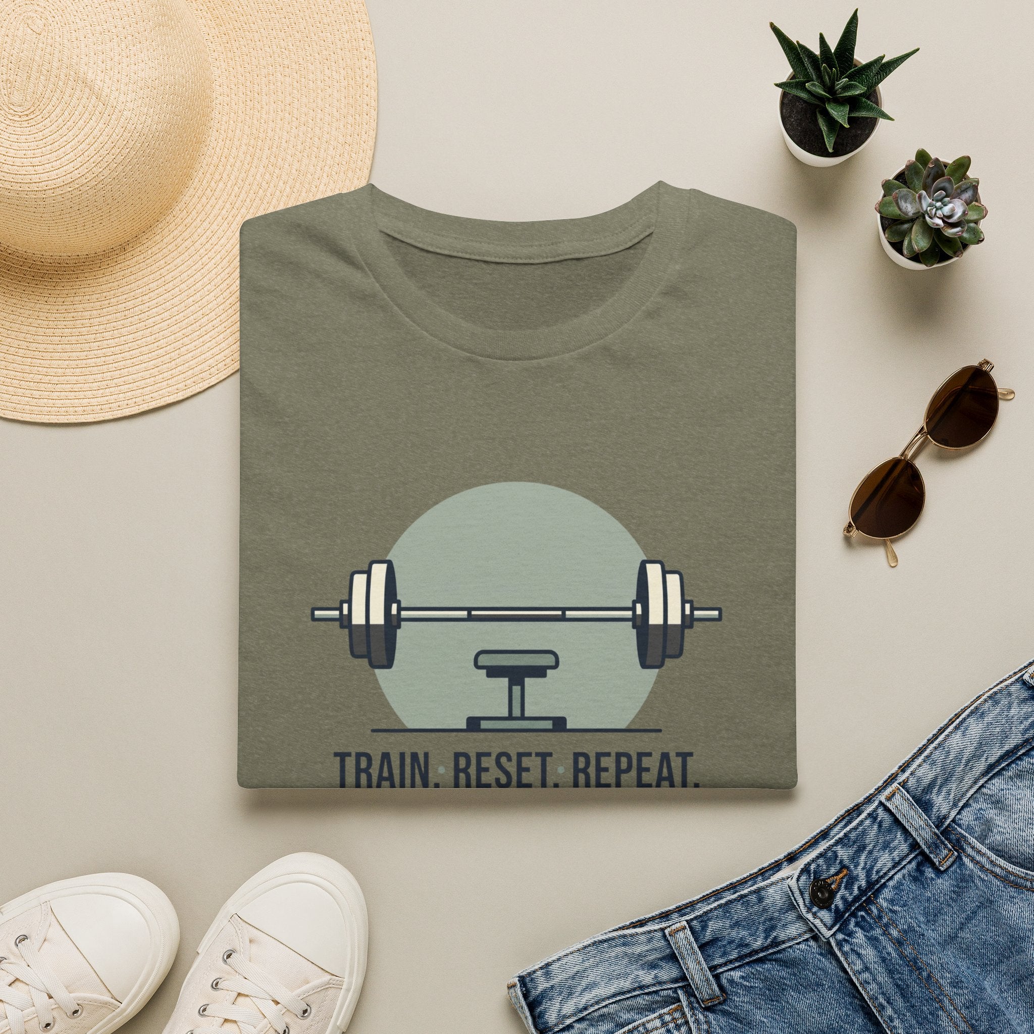 Train. Reset. Repeat T-Shirt