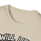 Will Lift for Whey – Monochrome Barbell Edition T-Shirt