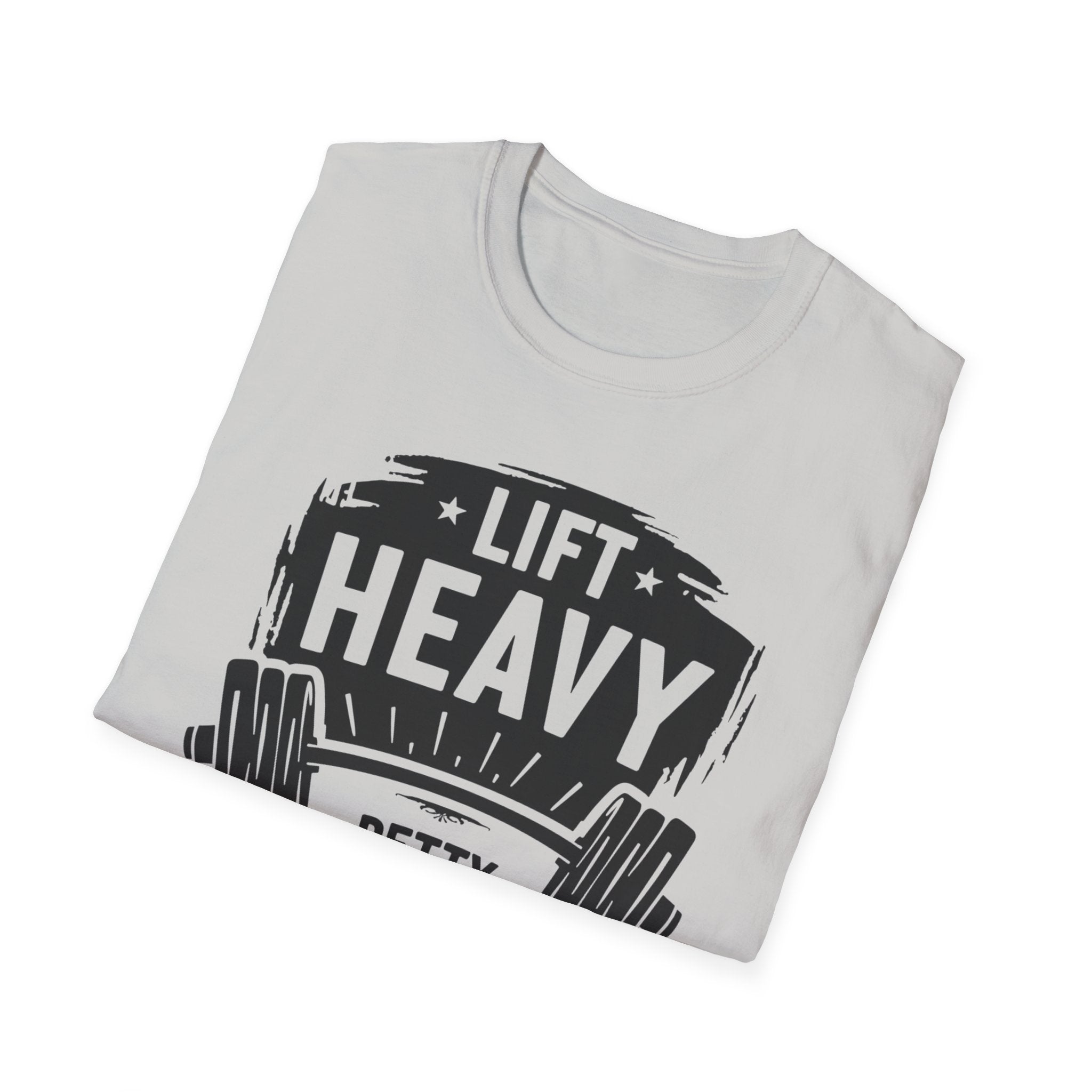 Lift Heavy, Petty Harder (Vintage Crest Edition) T-Shirt