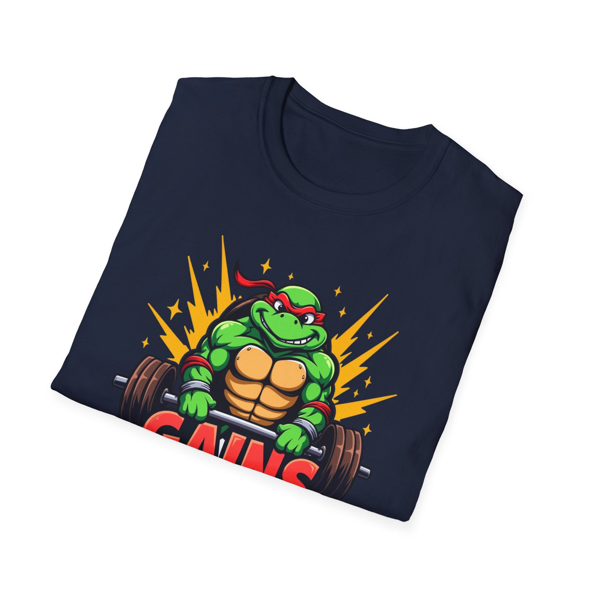Hard-Shelled Gains – Turtle Power Edition T-Shirt